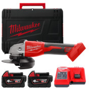 Кутова шліфувальна машина акумуляторна M18 BLSAG125X-0 MILWAUKEE (4933492644)