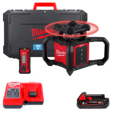 Рівень лазерний ротаційний акумуляторний MILWAUKEE M18 RLOH600-201C 600м (4933493191)