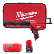 Пістолет клейовий MILWAUKEE M12 PCG/310C-201B 4933441655 (+ заряд. пристрій, 1 акум., в сумці для інструментів) (4933441655)