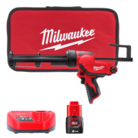 Пістолет клейовий MILWAUKEE M12 PCG/310C-201B 4933441655 (+ заряд. пристрій, 1 акум., в сумці для інструментів) (4933441655)