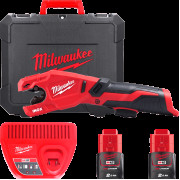 Акумуляторний труборіз по неіржав. сталі MILWAUKEE M12PCSS-202C (+2 акумулятори, зарядний пристрій, HD кейс) (4933479242)