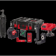 Нівелір лазерний 3D акумуляторний MILWAUKEE, M12 3PLKIT-401P (+зар. прист.,1акум.Х4Аг, кейс PACKOUT) (4933478960)