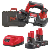 Пила стрічкова ручна акумуляторна M12 BS MILWAUKEE (4933441805)