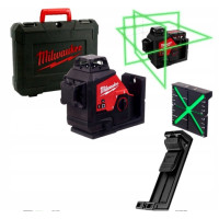 Нівелір лазерний 3D нівелір акумуляторний MILWAUKEE, M12 3PL-0C (кейс) (4933478103)