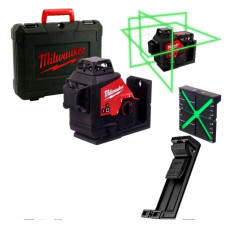 Нівелір лазерний 3D нівелір акумуляторний MILWAUKEE, M12 3PL-0C (кейс) (4933478103)