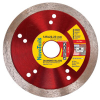 Алмазний круг NovoTools Professional 125 мм*10*1,7 мм*22,23 мм Плитка (DBP125/C)