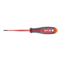 Тригранна викрутка ізольована VDE SL 0.6X3.5X100 (1 шт)MILWAUKEE (4932478714)