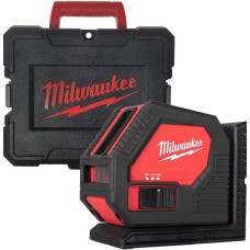 Нівелір лінійний лазерний на батарейках MILWAUKEE, CLL-C (кейс) (4933478753)