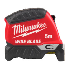Рулетка магнітна WIDE BLADE MAGNETIC MILWAUKEE (Gen2), (полотно 35мм), 5м (4932499207)