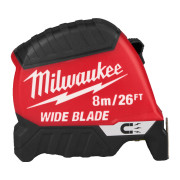 Рулетка магнітна WIDE BLADE MAGNETIC MILWAUKEE (Gen2), (полотно 35мм), 8м/26фт (4932499210)