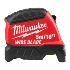Рулетка WIDE BLADE MILWAUKEE (Gen2), (полотно 35мм), 5м/16фт (4932499204)