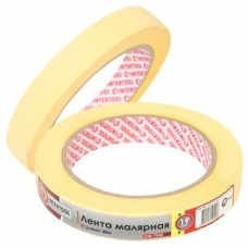 Стрічка малярська 19 мм, 40м, жовта (DM-1940)