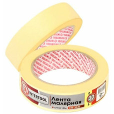 Стрічка малярська 30 мм, 40м, жовта (DM-3040)