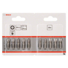Набір біт Bosch Extra Hart PH2х25 мм, 10 шт (2607001512)