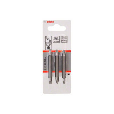3 біти Extra Hard двосторонні 60 мм PH1 / PZ1 / S0.6x4.5 (2607001745)