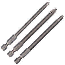 Набір насадок для загвинчування Bosch Extra-Hart PH1, PH2, PH3, 152 мм (3 шт) (2607001758)
