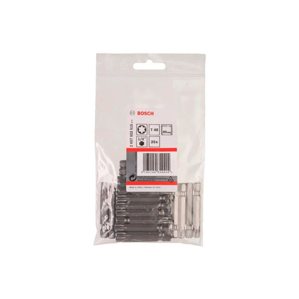 25 БІТ 49мм TORX T40 XH (2607002515)