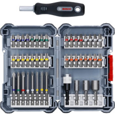 Набір біт Bosch Extra Hard з тримачами та викруткою, 45 шт (2607017692)