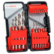 Набір 18 HSS-G свердел Bosch Tough Box, 1-10 мм (2607019578)