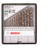 Набір 13 свердел Bosch HSS-Co 1,5-6,5 мм Robust Line (2607019926)