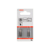 2 біти Extra Hard 25 мм T27H (Security-Torx) (2608522013)