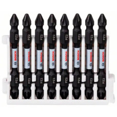 Набір подвійних ударних біт Bosch Pick and Click PZ2-PZ2 65 мм, 8 шт (2608522338)