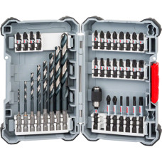 Набір свердел Bosch HSS та біт, 35 шт (2608577148)