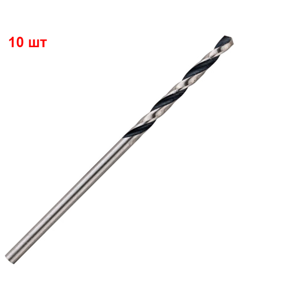 Свердло Bosch HSS-PointTeQ, 1,9×22×46 мм, 10 шт (2608577187)