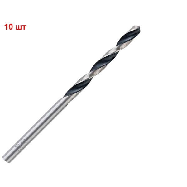 Свердло Bosch HSS-PointTeQ, 3,9×43×75 мм, 10 шт (2608577207)