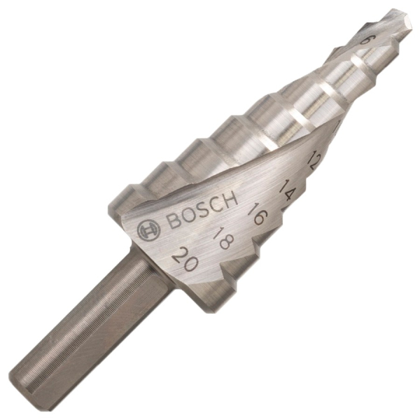 Східчасте сверло Bosch HSS, 9 ступ., 4-20 мм, 8 мм (2608597519)