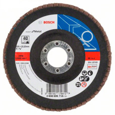 Пелюстковий шліфкруг Bosch X551 Expert for Metal 125×22.23 мм К40 (2608606716)