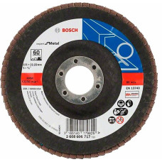 Складчастий шліфкруг Bosch Expert for Metal, 125×22,23 мм, К60 (2608606717)
