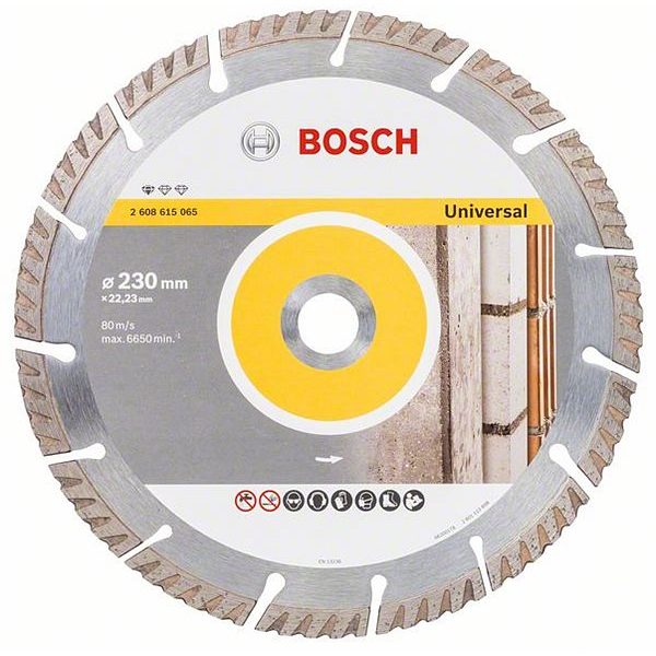Алмазний круг Bosch Universal 180x22,23x2,4x10 мм (2608615063)