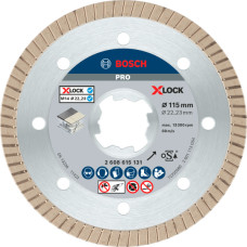 Алмазний диск Bosch X-Lock Best for Ceramic Extraclean Turbo 115x22,23x1,4x7 мм (2608615131)