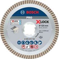 Алмазний диск Bosch X-Lock Best for Ceramic Extraclean Turbo 125x22,23x1,4x7 мм (2608615132)