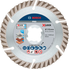 Алмазний диск Bosch X-Lock Standard for Universal 115x22,23x2x10 мм (2608615165)