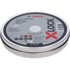 Круг відрізний Bosch X-Lock Standard for Inox, 125х1х22,23 мм, 10 шт (2608619267)
