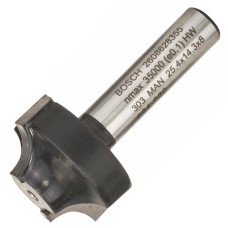 Фреза профільна E Bosch 8 мм, 25,4×14×46 мм, R6,3 (2608628355)