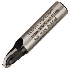 Фреза галтельна Bosch 8 мм, 8×9,2×40 мм, R4 (2608628367)