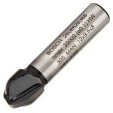 Фреза галтельна Bosch 8 мм, 12×9,2×40 мм, R6 (2608628368)