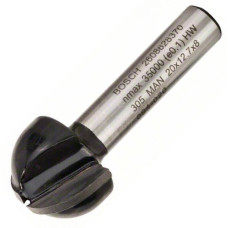Фреза галтельна Bosch 8 мм, 20×12,4×46 мм, R10 (2608628370)