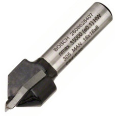 Фреза пазова V-подібна Bosch 8 мм, 16×16×45 мм, 90 (2608628407)