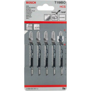 Пилка для лобзика Bosch по дереву T 119 BO, 2×83 мм, 5 шт (2608630310)