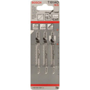 Пилка для лобзика Bosch по дереву T 101 AO, 1,4×83 мм, 3 шт (2608630559)