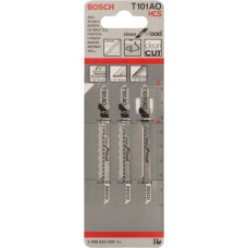 Пилка для лобзика Bosch по дереву T 101 AO, 1,4×83 мм, 3 шт (2608630559)