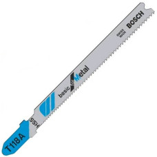 Пилка Bosch по металу T 118 A, 1,1-1,5×92 мм, 3 шт (2608631507)