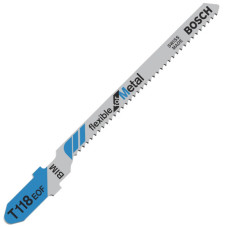 Пилка Bosch по металу T 118 EOF, 1,5×83 мм, 5 шт (2608634237)