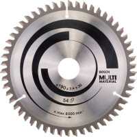Пиляльний диск Bosch Multi Material 190×2,4×30, 54 HTLCG (2608640509)