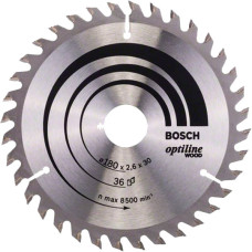 Пиляльний диск Bosch Optiline Wood 180×2,6×30 мм, 36 ATB (2608640609)