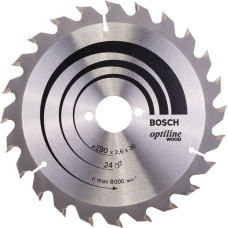 Пиляльний диск Bosch Optiline Wood 190×2,6×30, 24 ATB (2608640615)